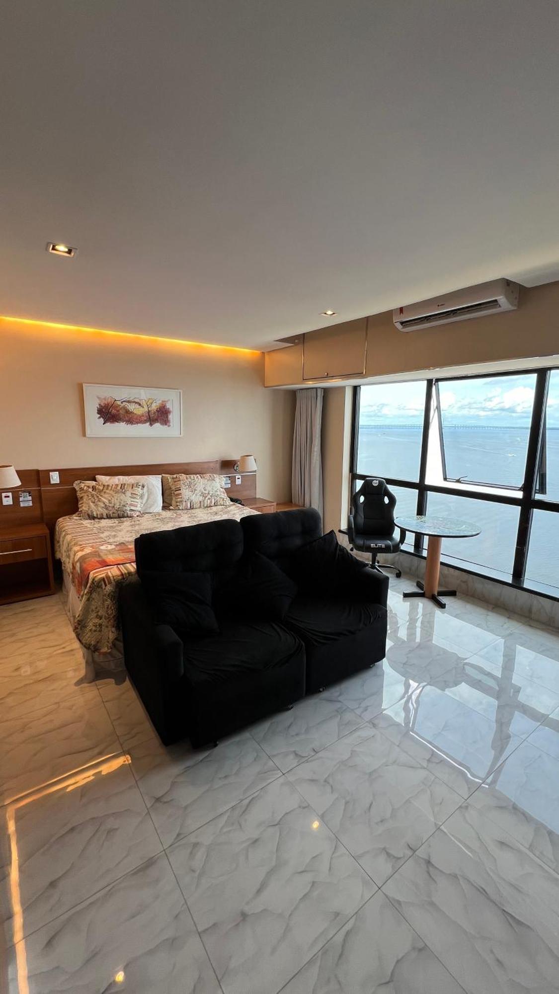 Flat No Condominio Do Edificio Tropical Executive E Residence Com Vista Para O Rio Μανάους Εξωτερικό φωτογραφία